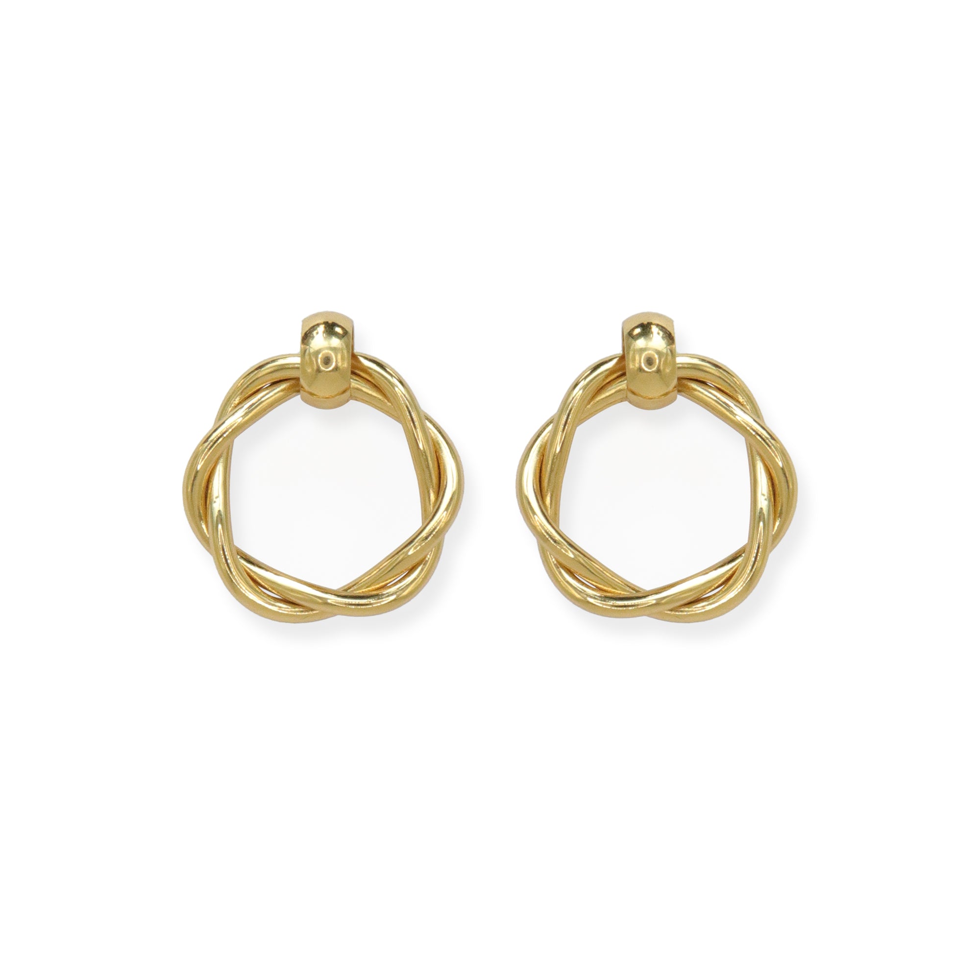 Twisted Hoop Earring