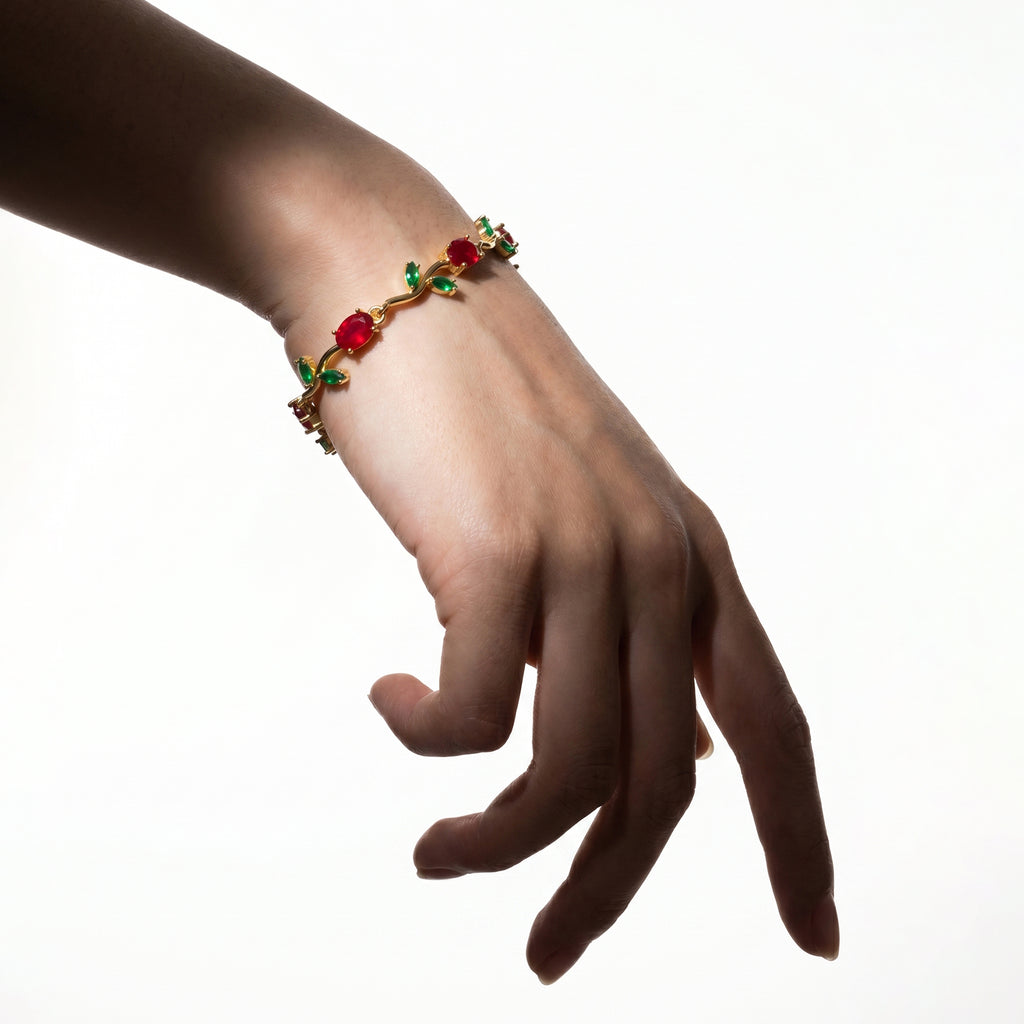 Wine Kiss | Tulip Bracelet for Women