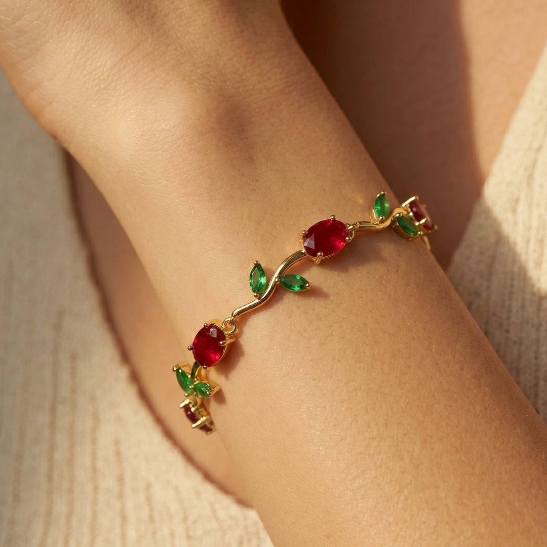 Wine Kiss | Tulip Bracelet for Women