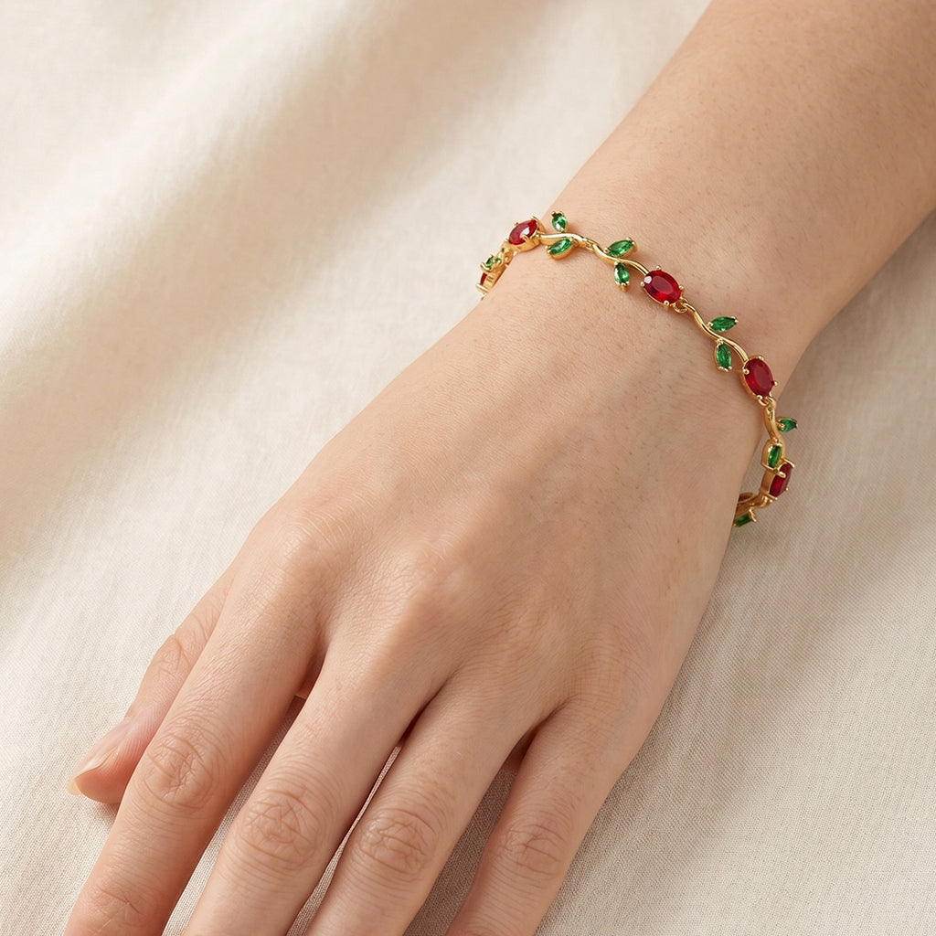 Wine Kiss | Tulip Bracelet for Women