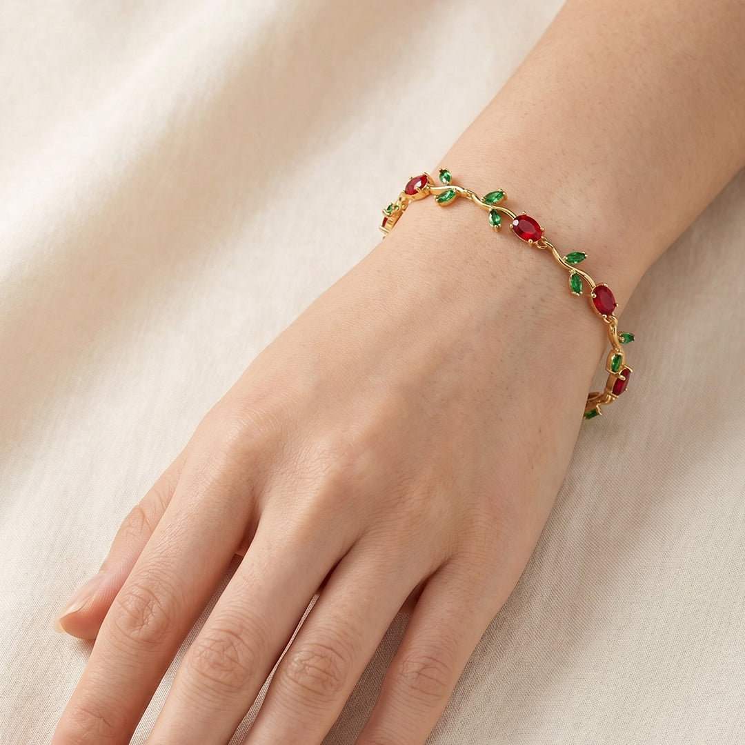 Wine Kiss | Tulip Bracelet for Women