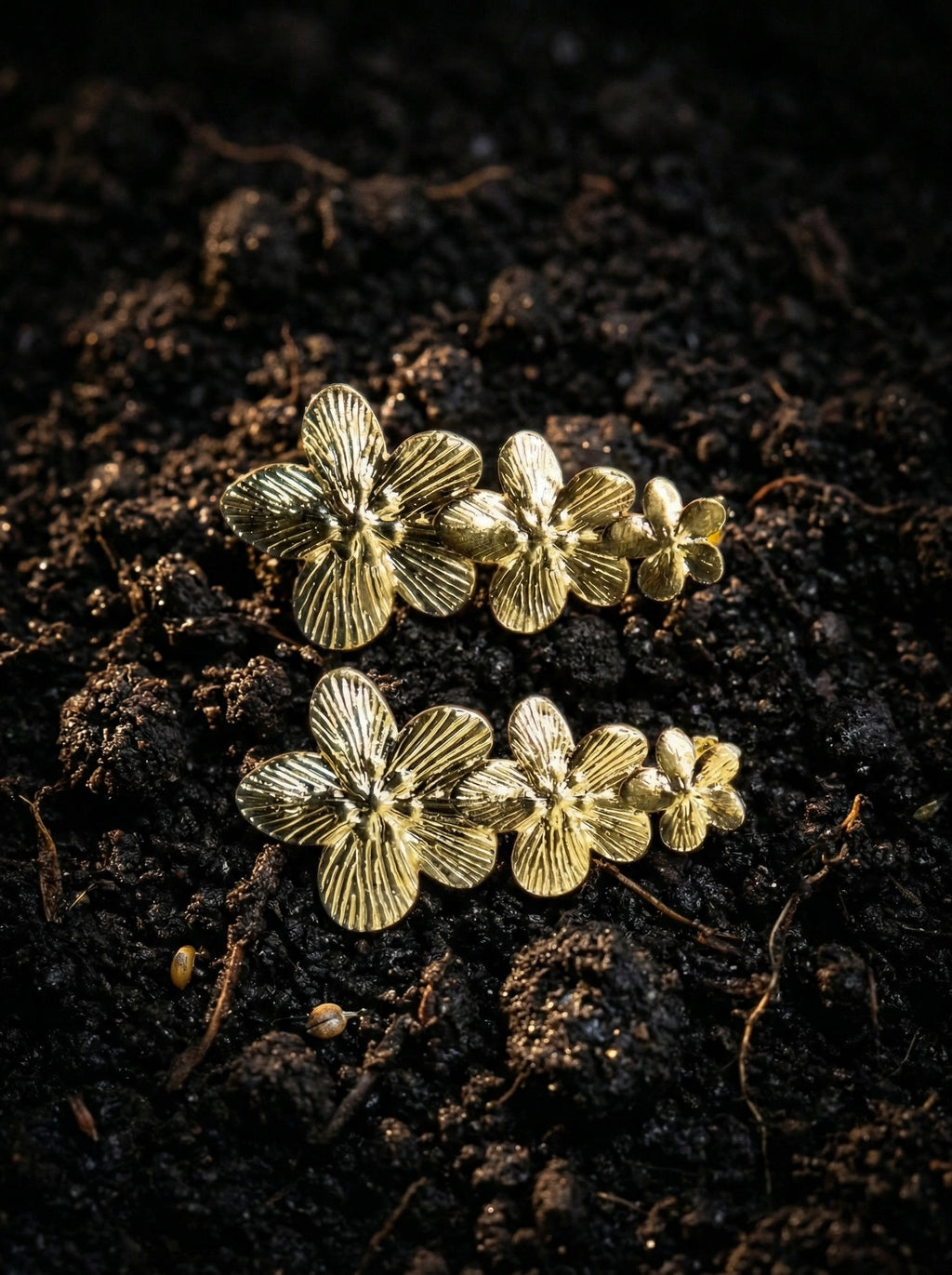 Petal Glow Stud Earrings